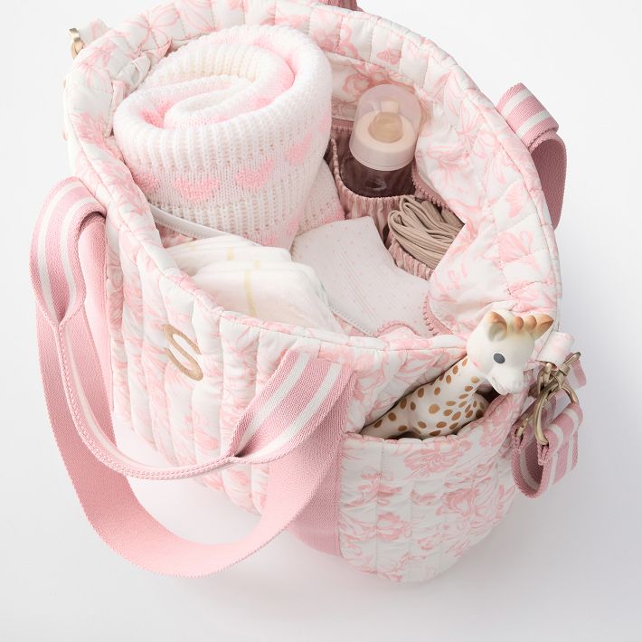 quilted diaper bag