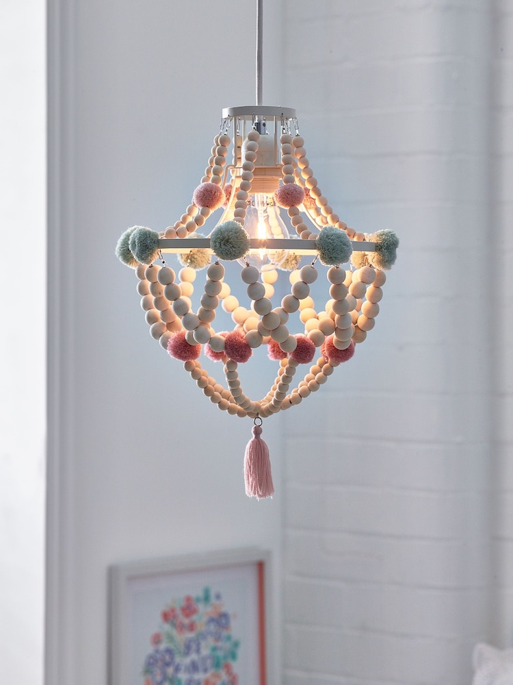 pom pom lampshade