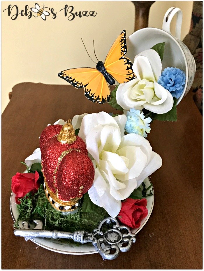 floating teacup centerpiece