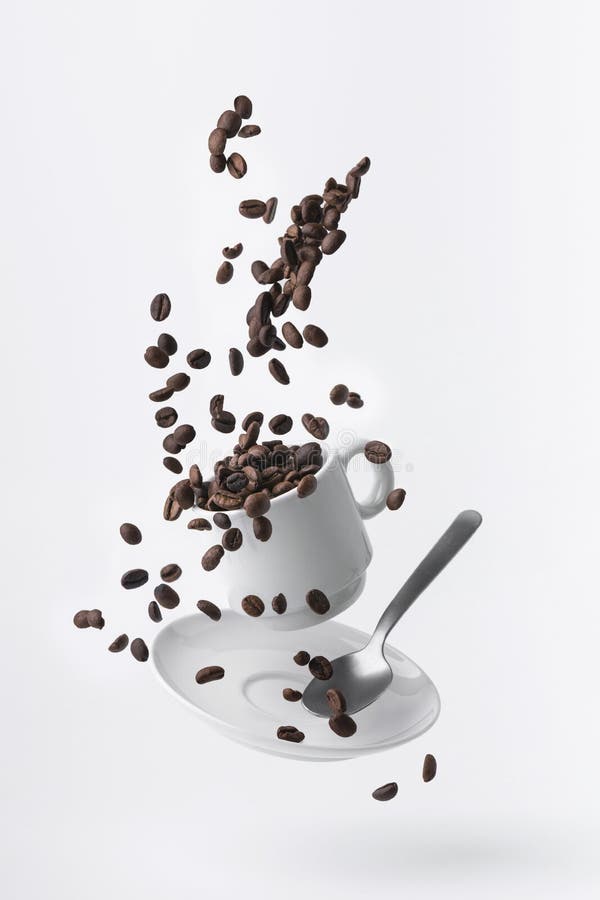 coffee bean floating cup