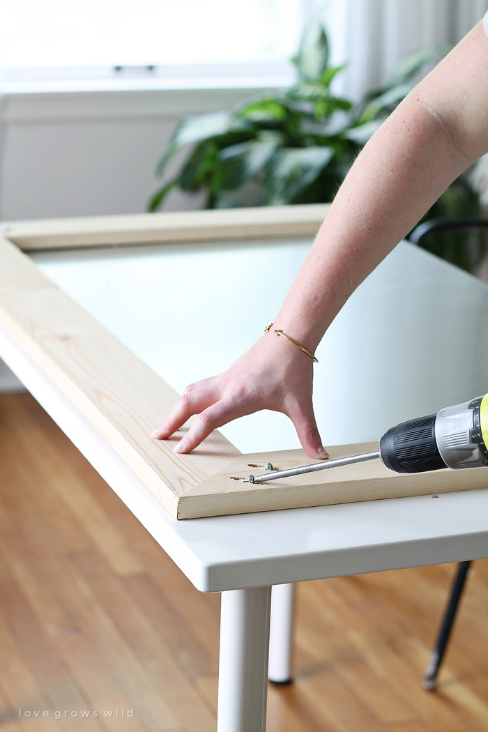DIY whiteboard tutorial steps
