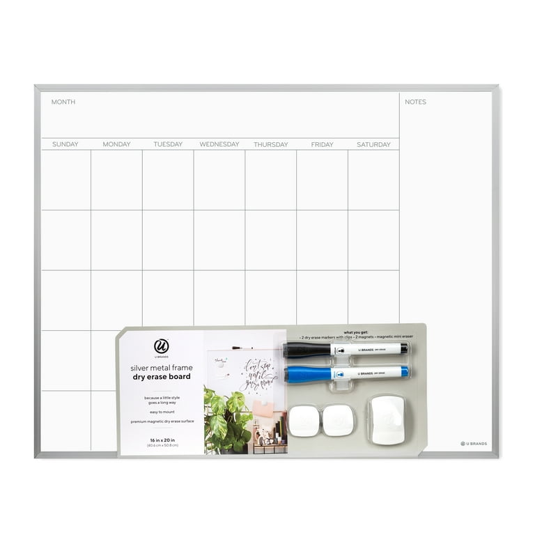 monthly calendar picture frame