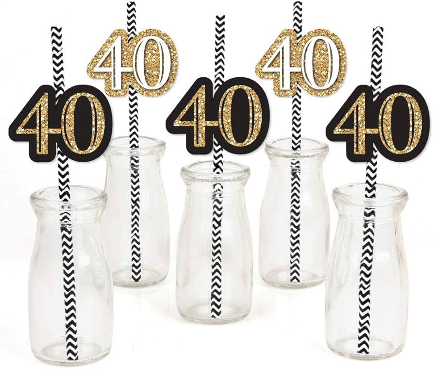gold_paper_straw_decor