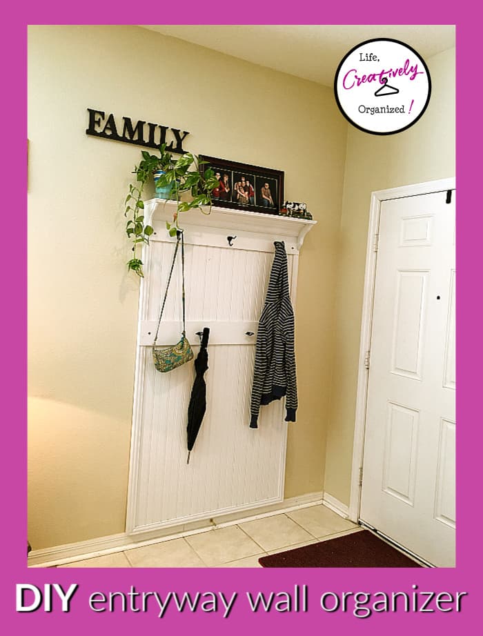 entryway wall organizer