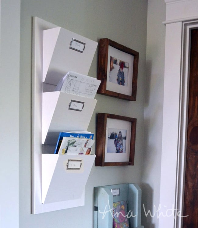 mail sorter wall