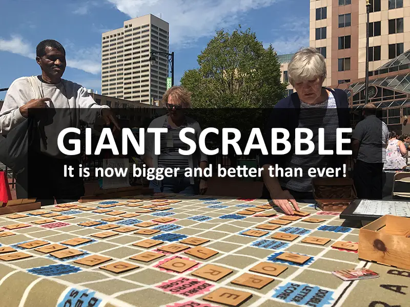 giant cardboard scrabble