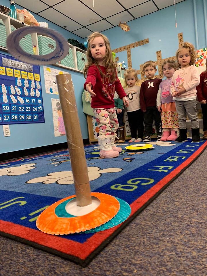 paper plate ring toss