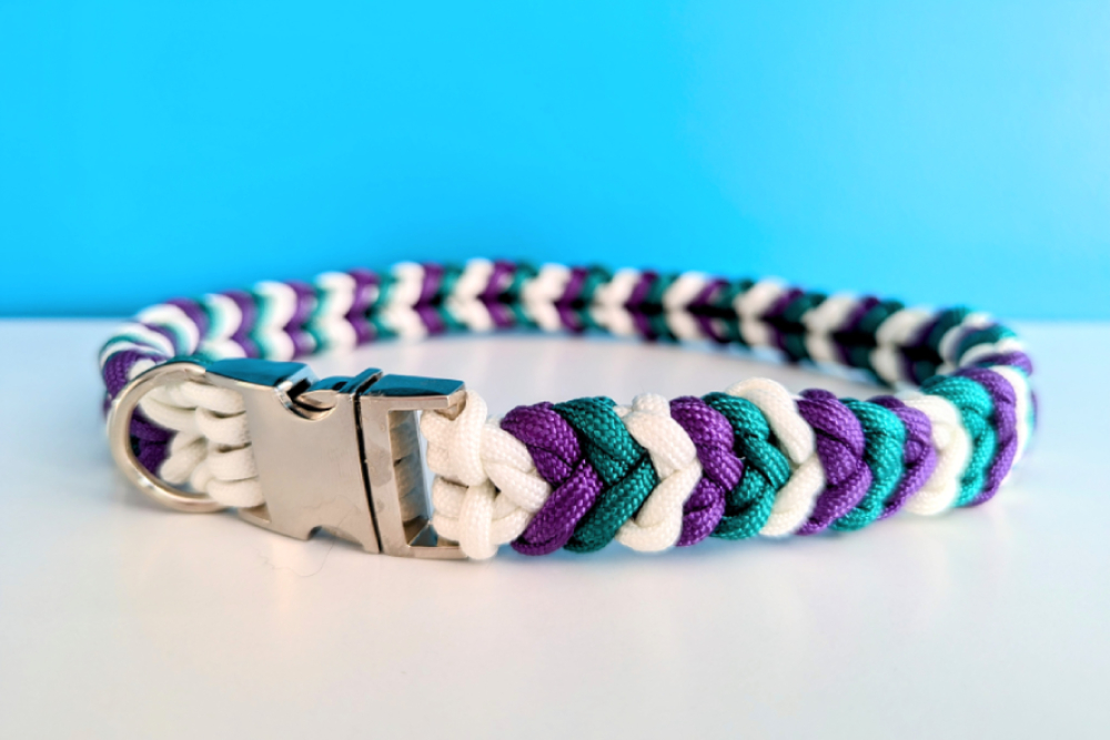 paracord pet collar