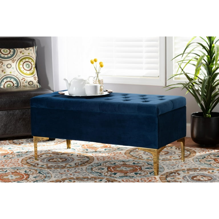 glam velvet storage basket
