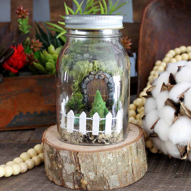 fairy garden jar
