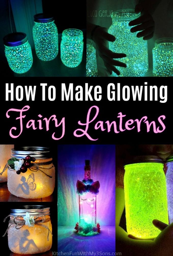 glowing garden jar lantern