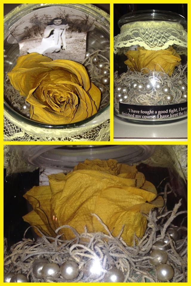 garden memory jar
