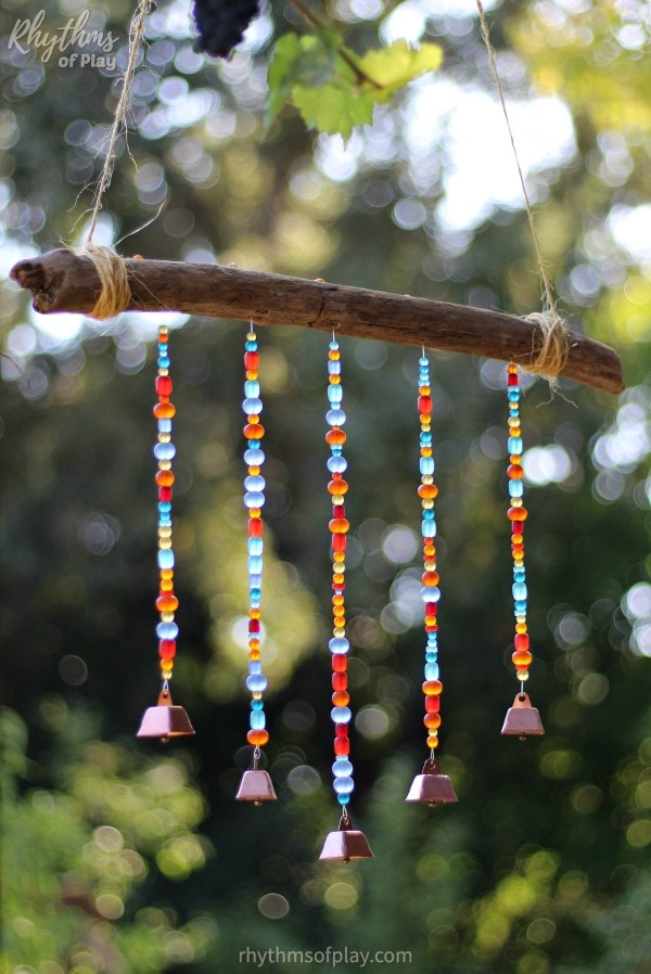 driftwood branch for wind chime top