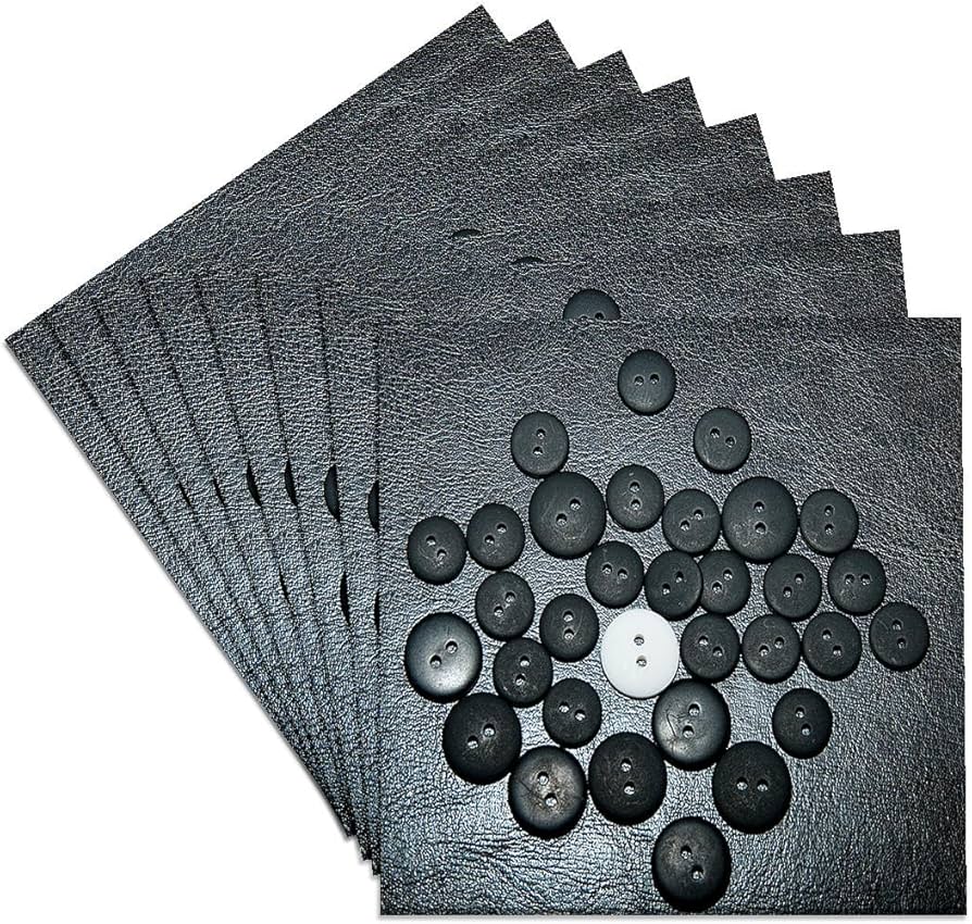 button mosaic coasters