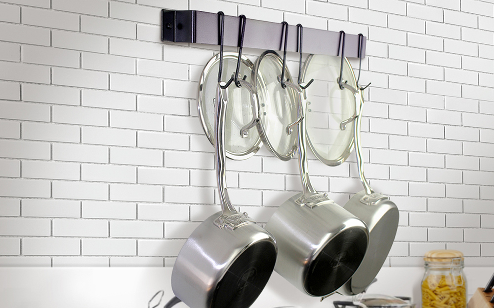 tension rod pot lid storage