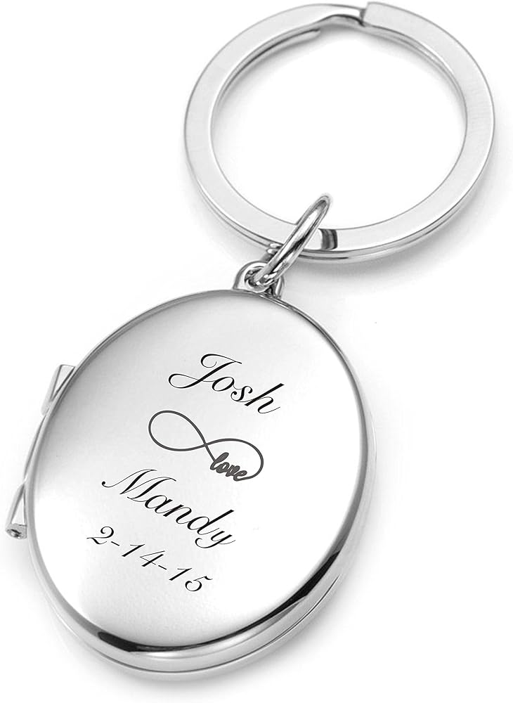 photo locket keychain