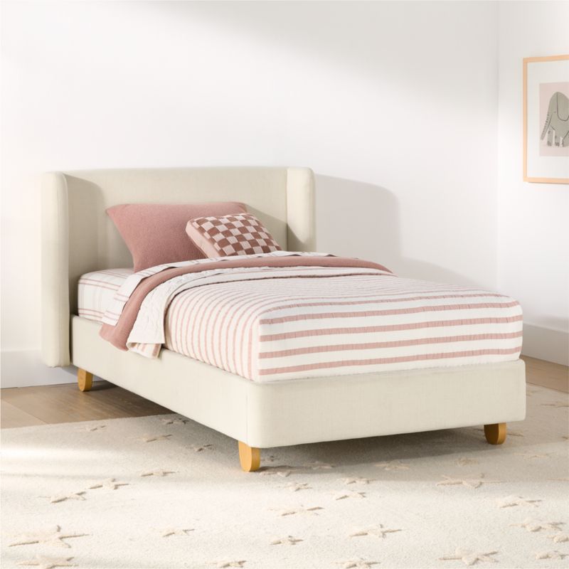 bedside caddy hanging on bed frame back school kids room refresh