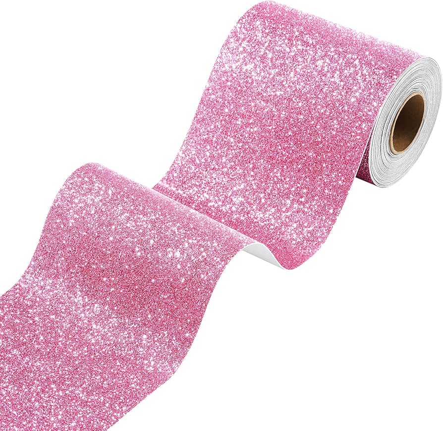 mirror edged with multicolored washi tape