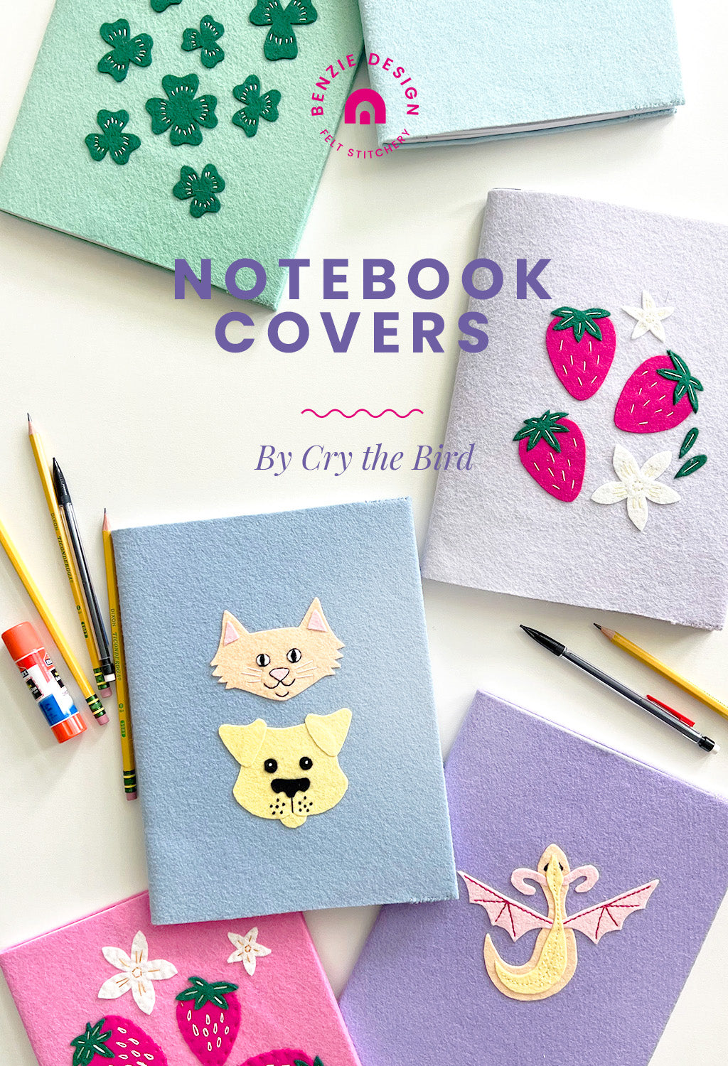 felt notebook cover