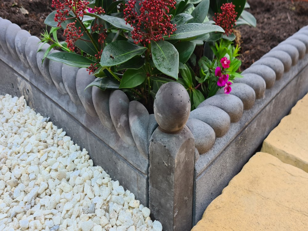 rope garden edging border