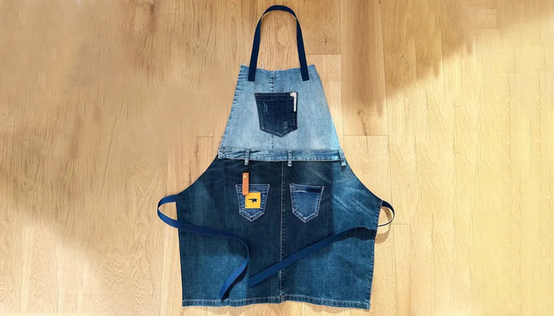 denim apron from jeans