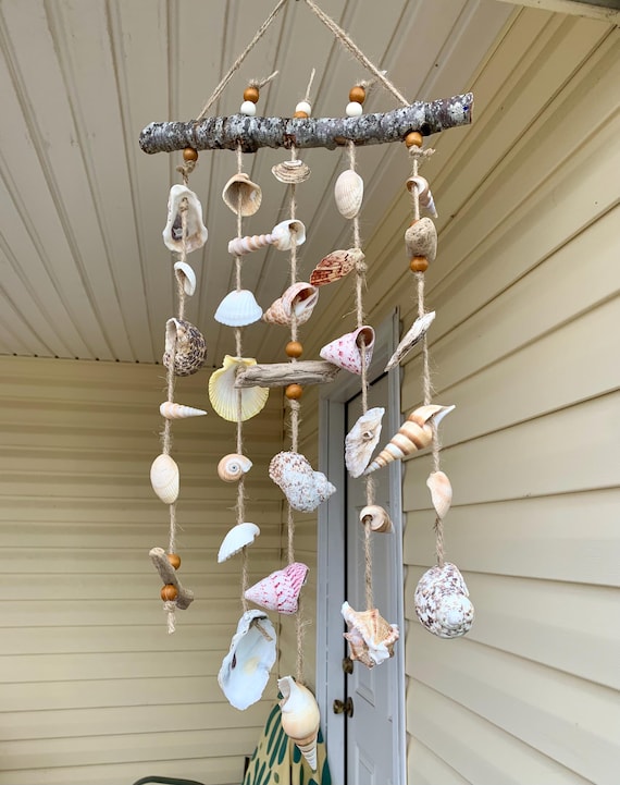 seashell wind chime hanging