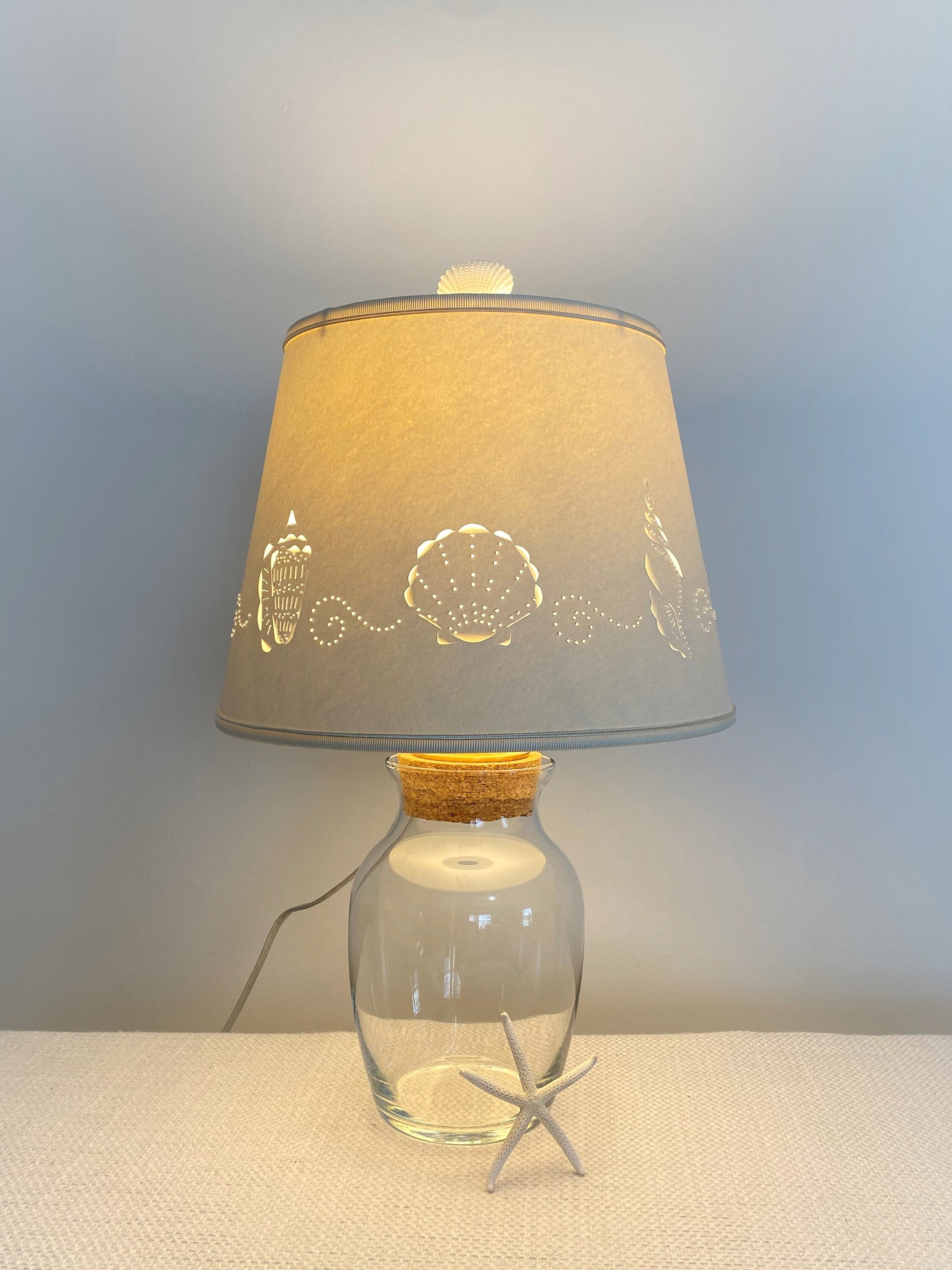 seashell lamp base