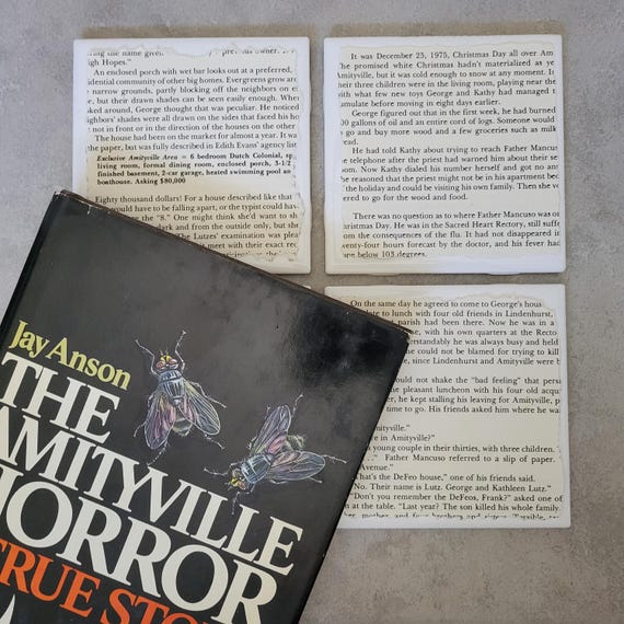 book page coasters on table