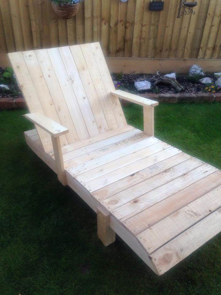 pallet lounge chair outdoor