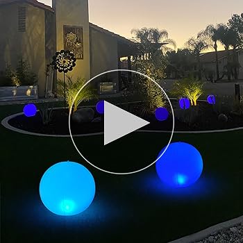 floating solar pool lights outdoor backyard lighting