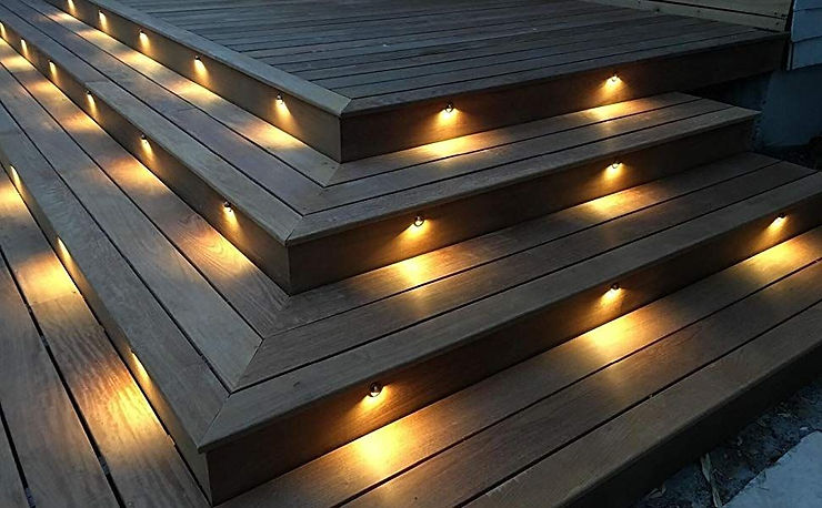 deck stairs step lighting
