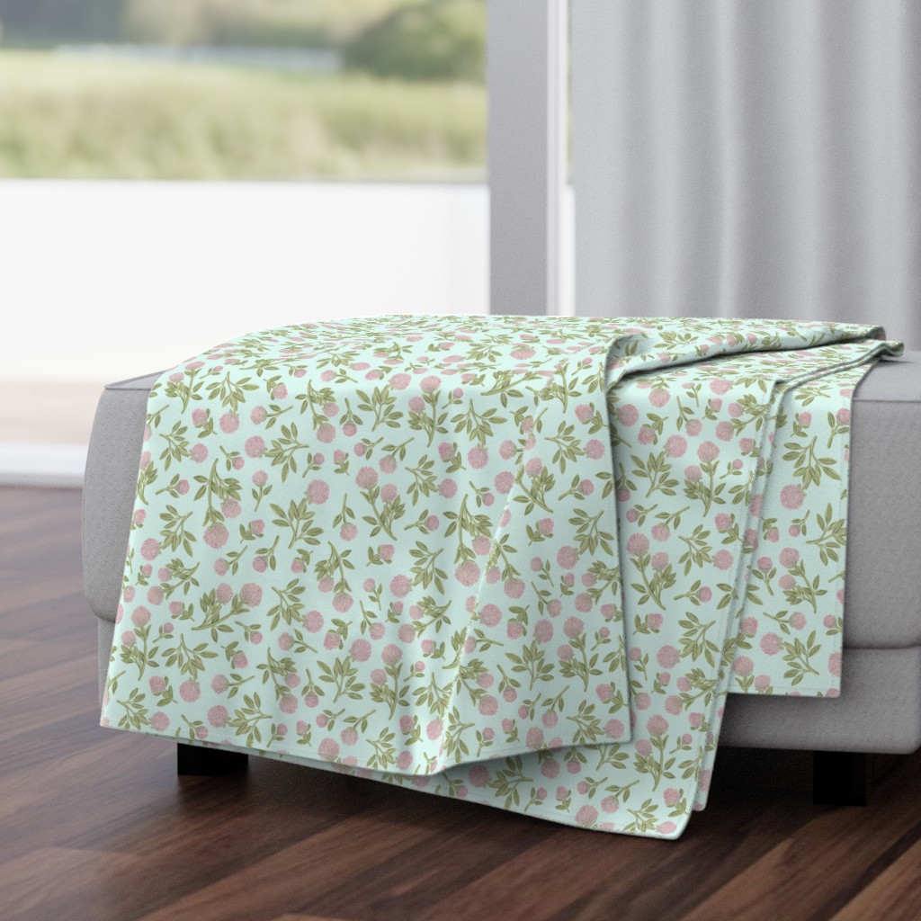 stuffed fabric clover flower