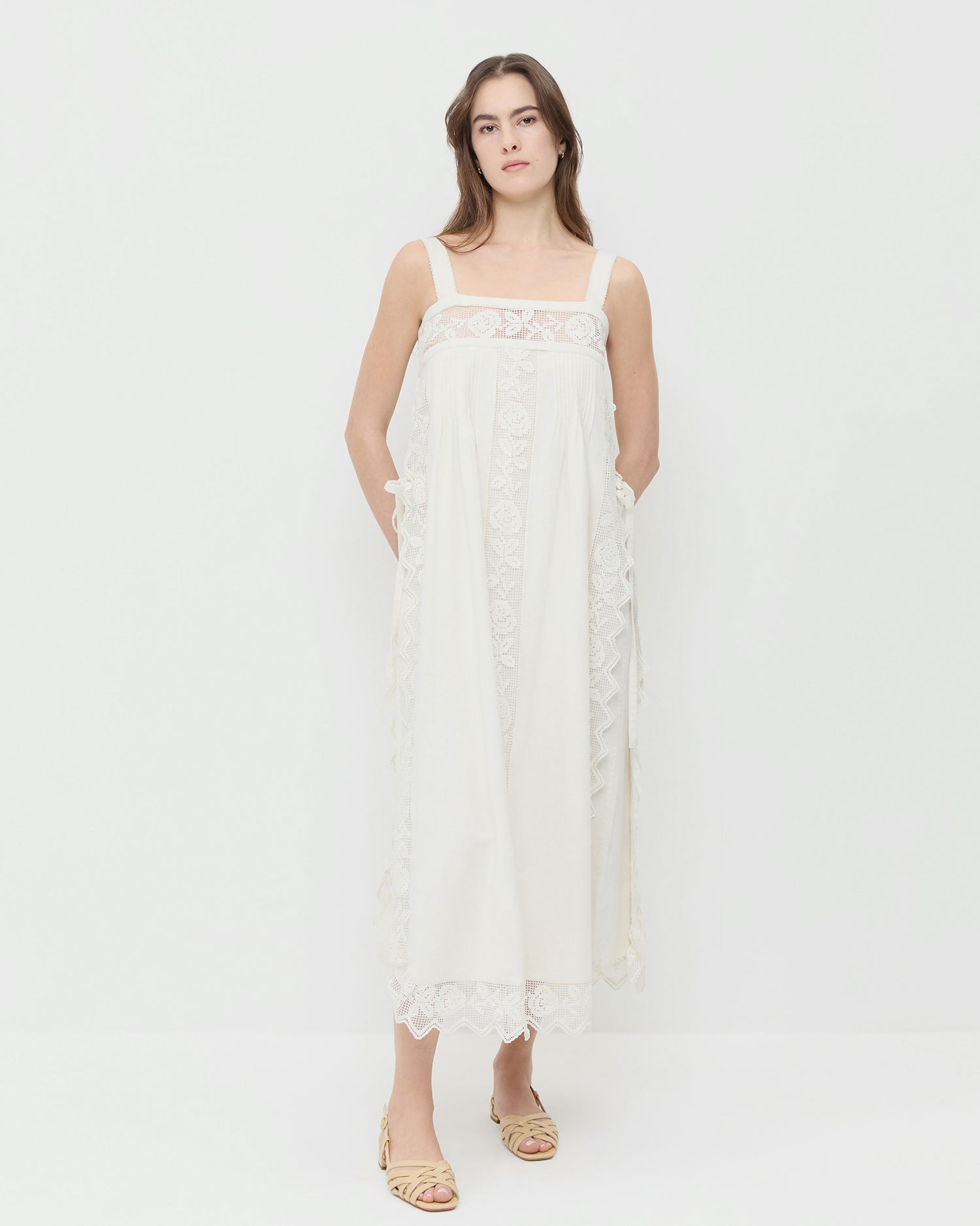 lace trim fabric poppy