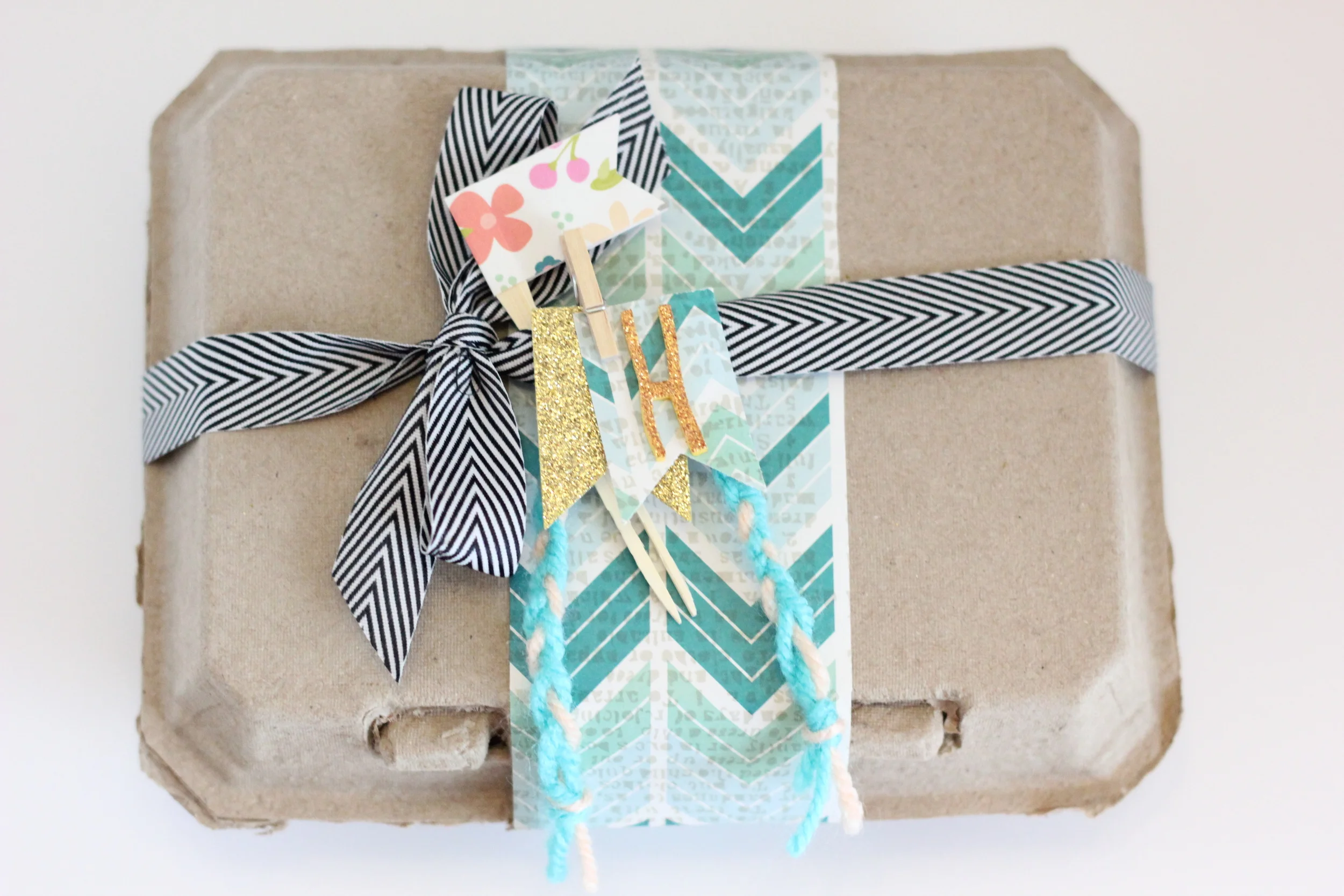 egg carton gift boxes