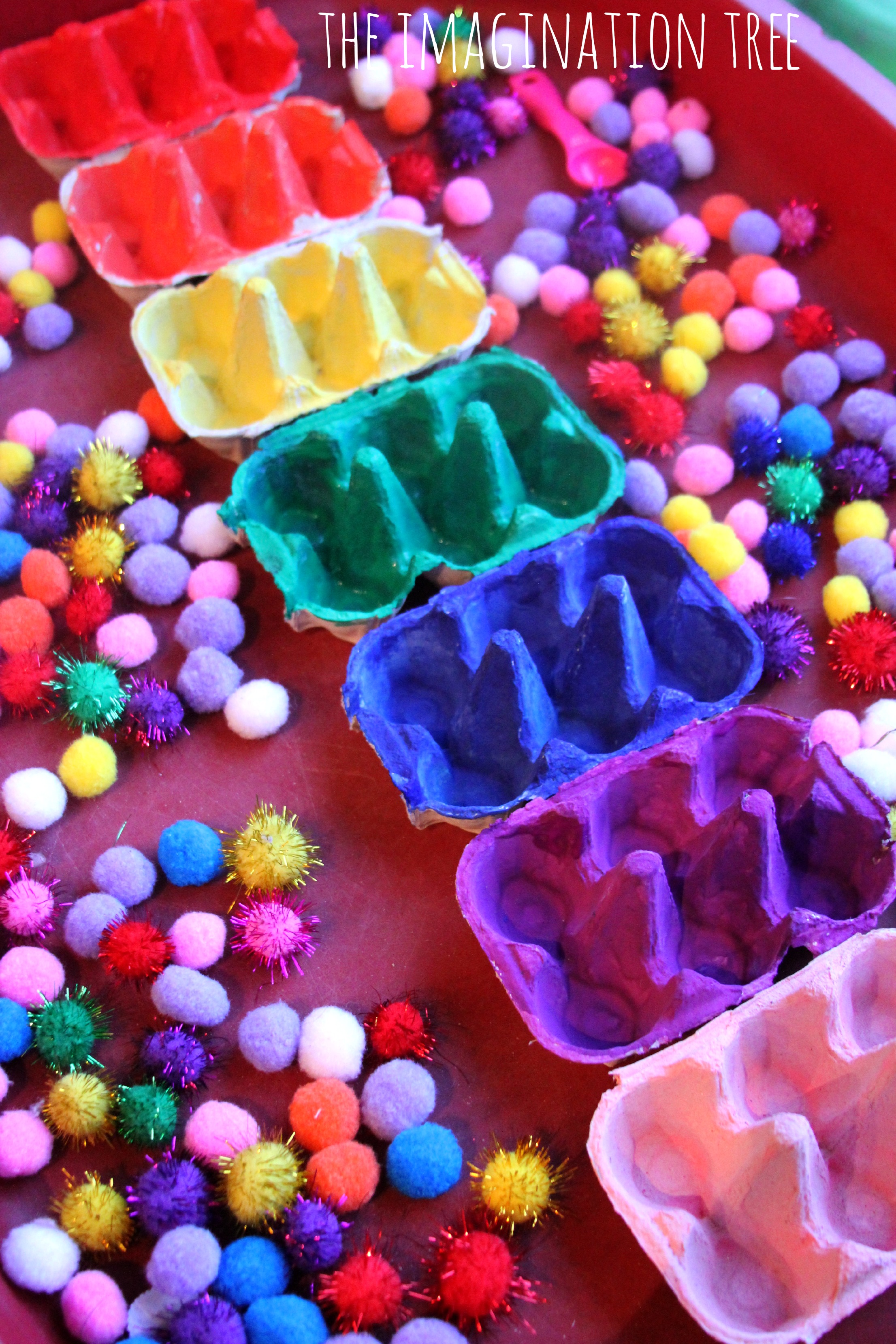 egg carton sorting tray