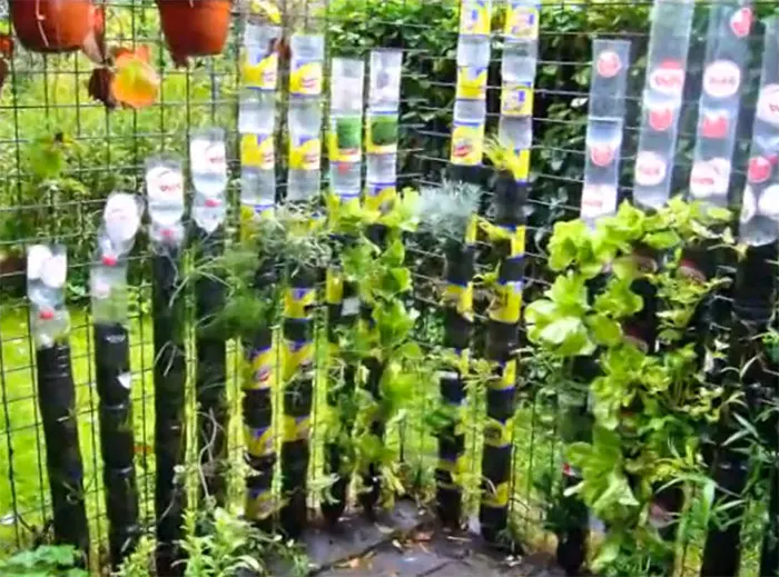 bottle planter tower garden