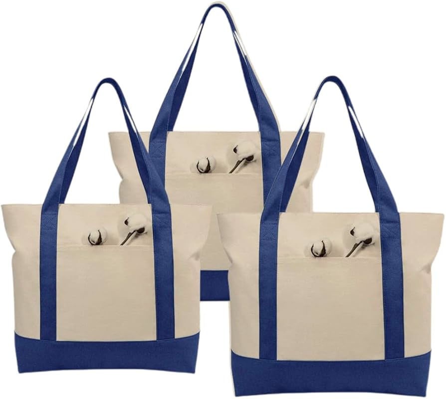 stylish canvas tote bag