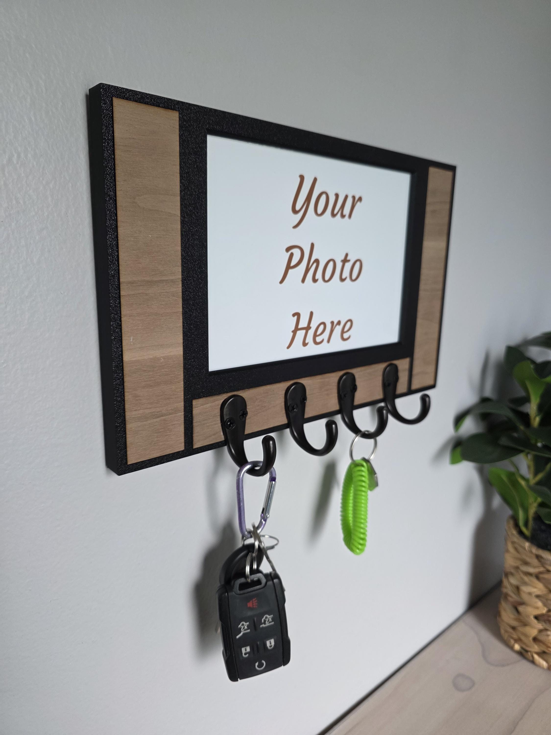 horizontal picture frame key holder