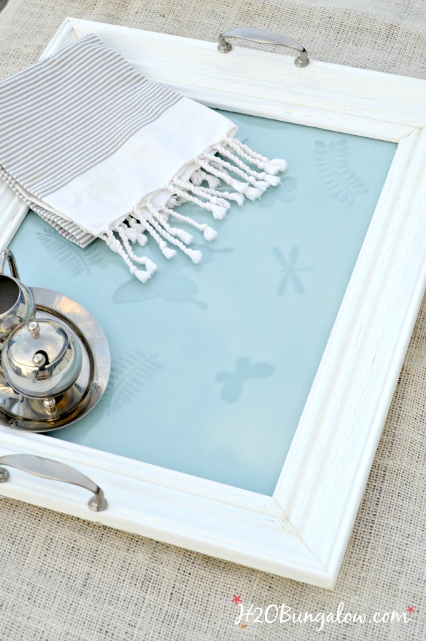 picture frame wooden serving tray