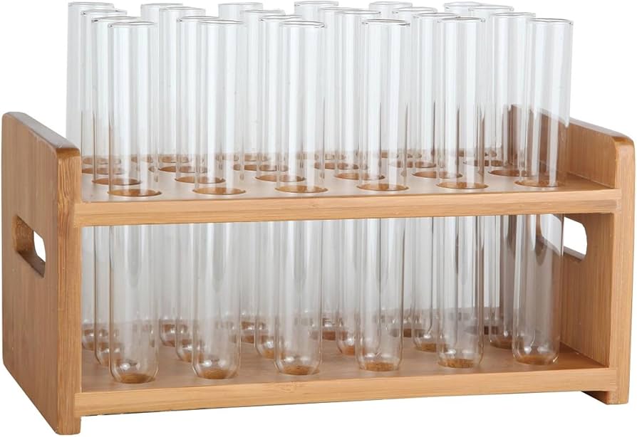 bamboo tube pencil holder arrangement
