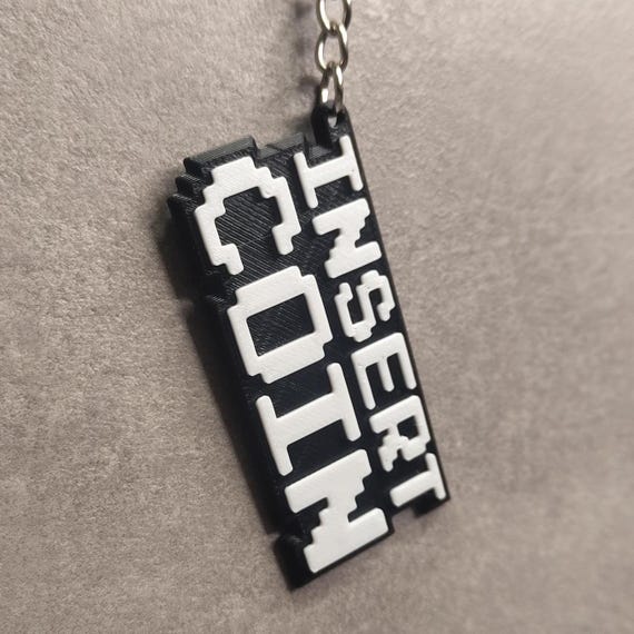 photo keychain with printed insert