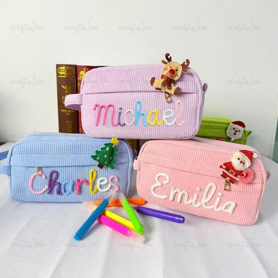 customized pencil case back to school craft