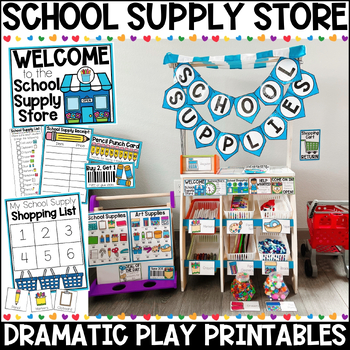 school supply label back to school craft