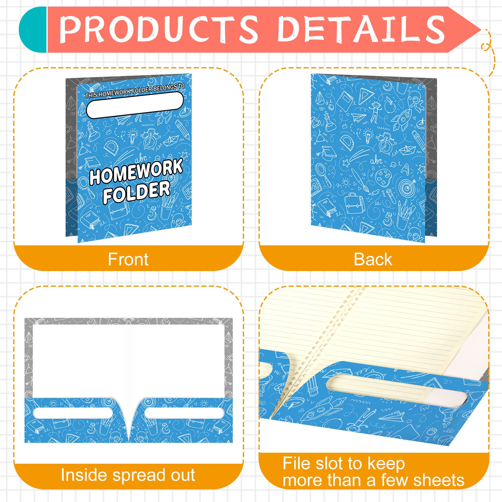 homework folder back to school craft