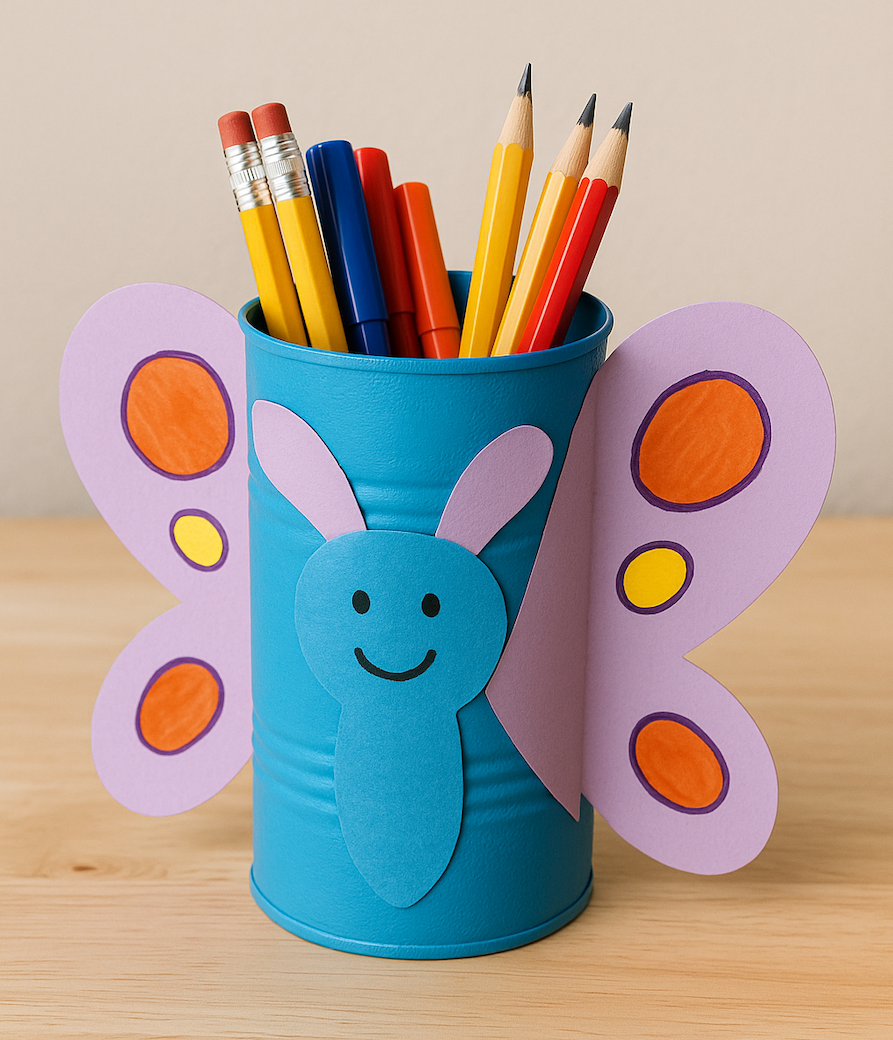 crayon organizer back to school craft