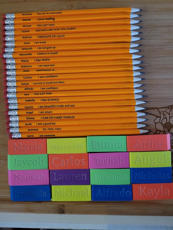 custom eraser back to school craft
