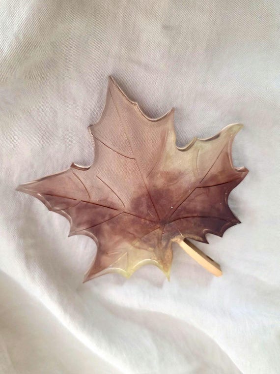 maple leaf coaster fall decor