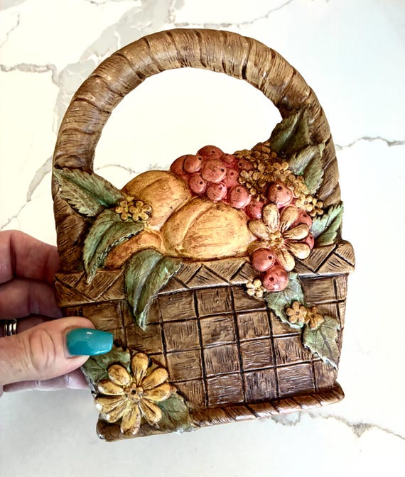 harvest basket wall hanging fall decor