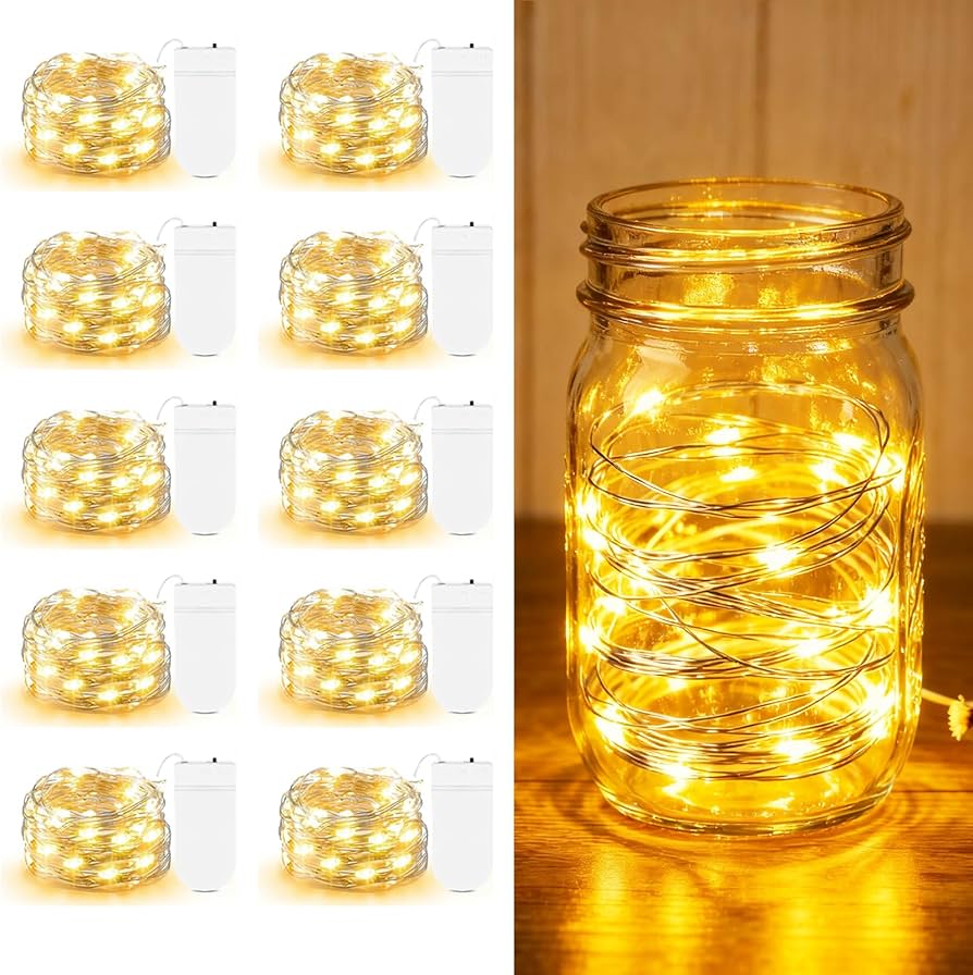 battery operated jar lantern fall