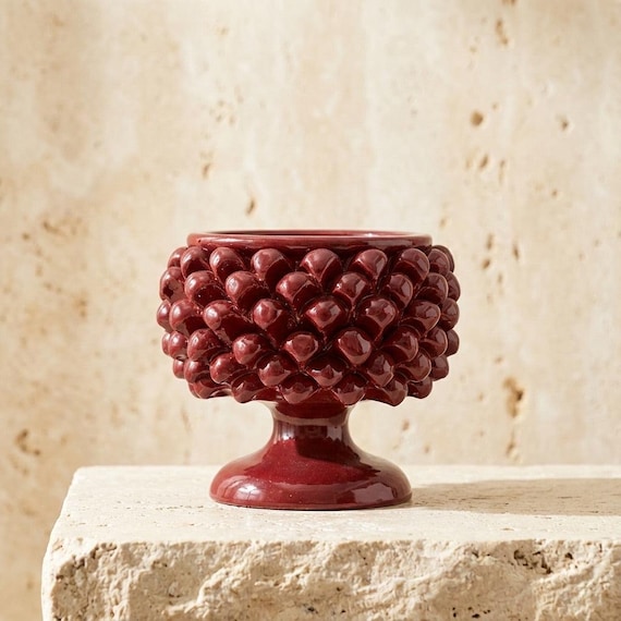 pinecone centerpiece bowl